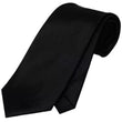 Black  Plain  Formal Tie With Handkerchiefs