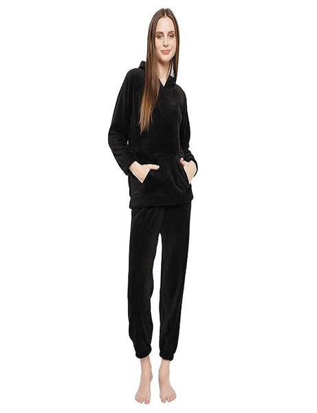 Women Winter Full Sleeve Regular Fit Night Suit-XXL