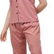 Women Pink Solid Shirt & Pyjama set -XXL