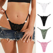 Assorted Colors Lace G-String Pack of 4