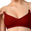 Daily wear maroon comfort bra ( PK Of 2)