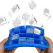 Silicone Ice Cube Trays 24 Cavity Per Ice Tray [Multicolour]