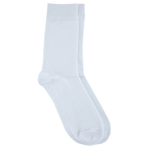 White Cotton Ankle Length Socks for Men 12 Pair