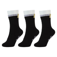 Wrangler Black Casual High Ankle Length 3 Pair Socks