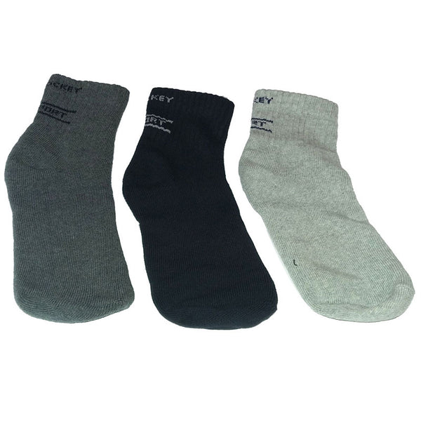 Jockey Multicolour Casual Ankle Length Socks For Men 3 Pair Pack