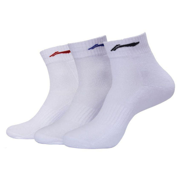 White Sports Ankle Length Socks - Pack of 3