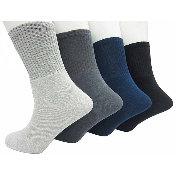 Plain Full Length Sports Socks - Set Of 4