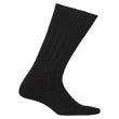 Black Cotton Full Length Socks For Men - Pack of 4