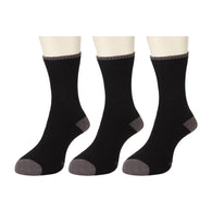 Black Casual High Ankle Length 3 pair Socks