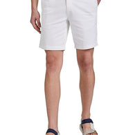 White Men's Cotton Chino Shorts