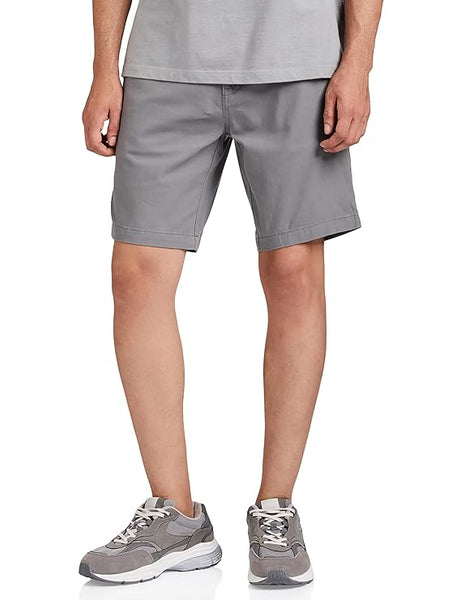 Grey Men's Cotton Chino Shorts