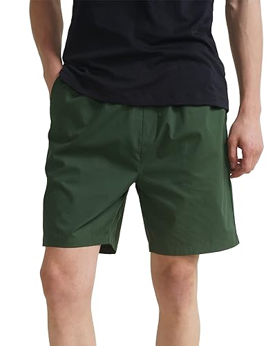 Green Men Regular Fit  Casual Shorts