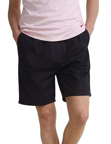 Black Men Regular Fit  Casual Shorts