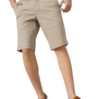 Beige Men Solid Loose Fit Casual Short