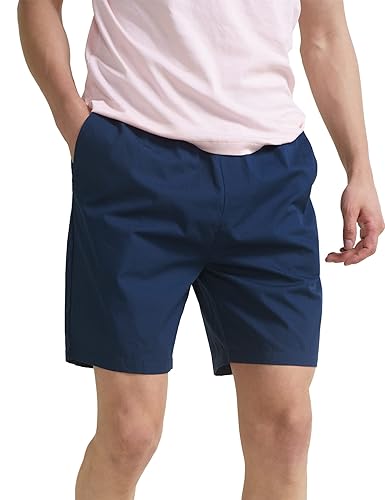 Navy Men Regular Fit  Casual Shorts