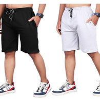 Pk 2 Men's Cotton Shorts