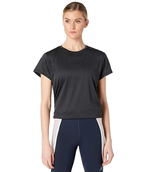 Black Regular Fit Women Sports Tshirt