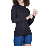 Trendy Black Women Gym Running Long Sleeve T-Shirt