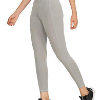 Grey Women Stretchable Ankle Length Slim Fit Workout Gym Tights