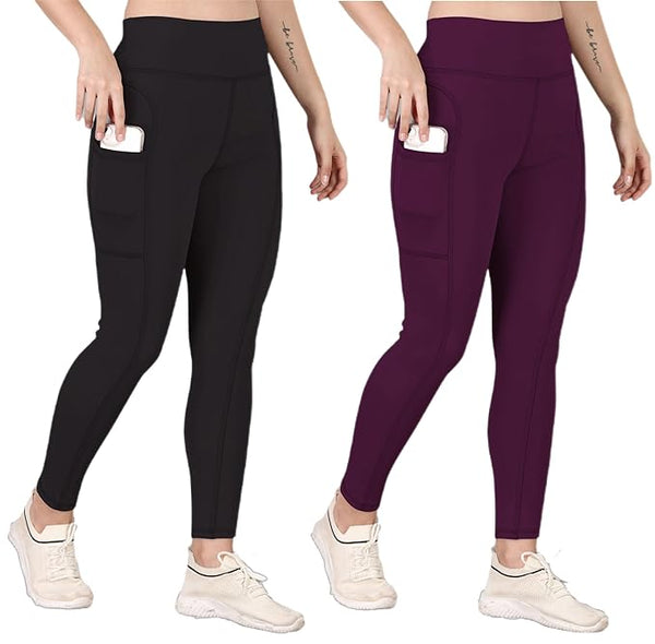 Set 2 Women Gym Wear Tights