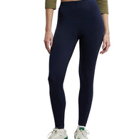 Navy Women Cotton Stretch Leggings