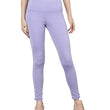 Lavender High Waist Stretchable Gym Tights Leggings