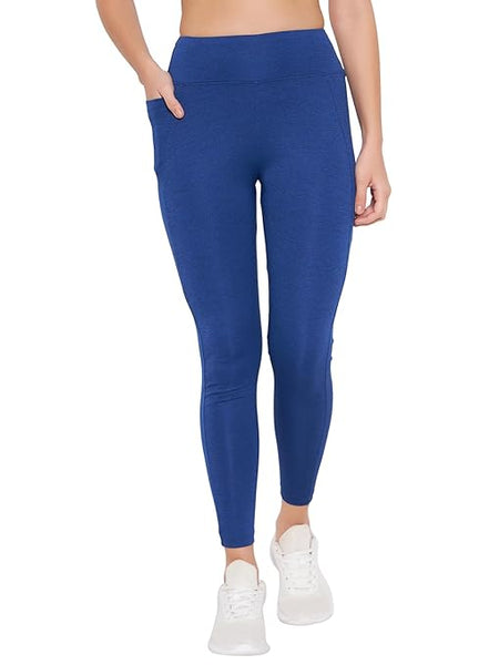 Blue Women's High Rise Active Tights