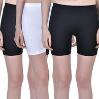 Multi Set 3 Women Stretchable Cycling Gym Yoga Knee-Length Shorts