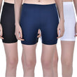 Multi Combo 3 Women Stretchable Knee-Length Shorts