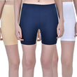 Pk 3 Women Stretchable Multi Knee-Length Shorts