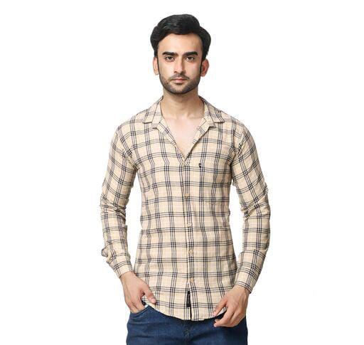 Multi Check Printed Men Shirts