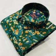 Best Men Green Printed Shirts