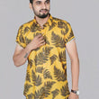 Classy Yellow Cotton Men Shirts