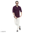 Elite Maroon Partywear Mens Shirts