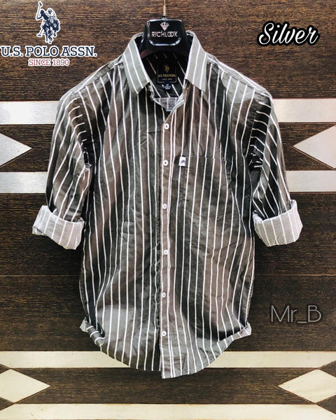 Grey Lining Mens Shirts