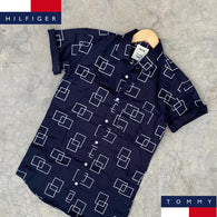 Navy Block Mens Shirts