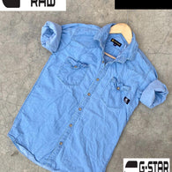 Blue Denim Mens Shirts