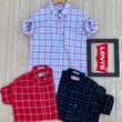 Blue Check Mens Shirts