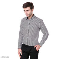 Fashionable Multi Stripes Cotton Fancy Shirts