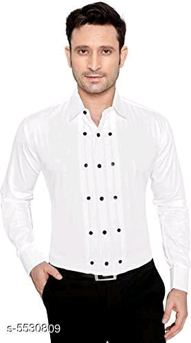 Classy Cotton White Men Shirts