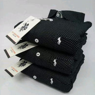 Ethnic Black Polka Dot Mens Shirts