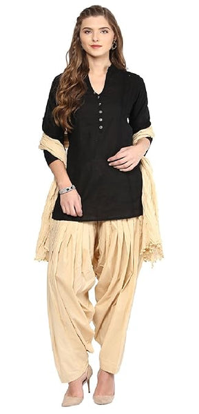 Classy Women Short Kurta Patiala Salwar With Dupatta