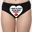 Customized Temptation Panty - A Secret Message