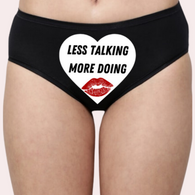 Sensual Custom Text Get Things Done Panty