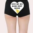 Custom Naughty Quotes Panty for Intimate Moments