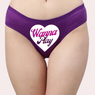 Wanna Play in Style- Heart-themed Custom Panty