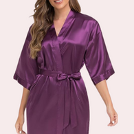 Lavish Silk Robe, Perfect for Evening Soirées