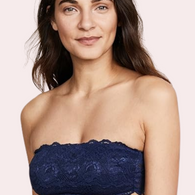 Sexy Tube Bandeau Bra Top in Striking Cobalt