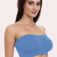 2 Tube Bandeau Bra Tops for Fashionable Women