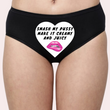 "Personalized Love Note Naughty Panty